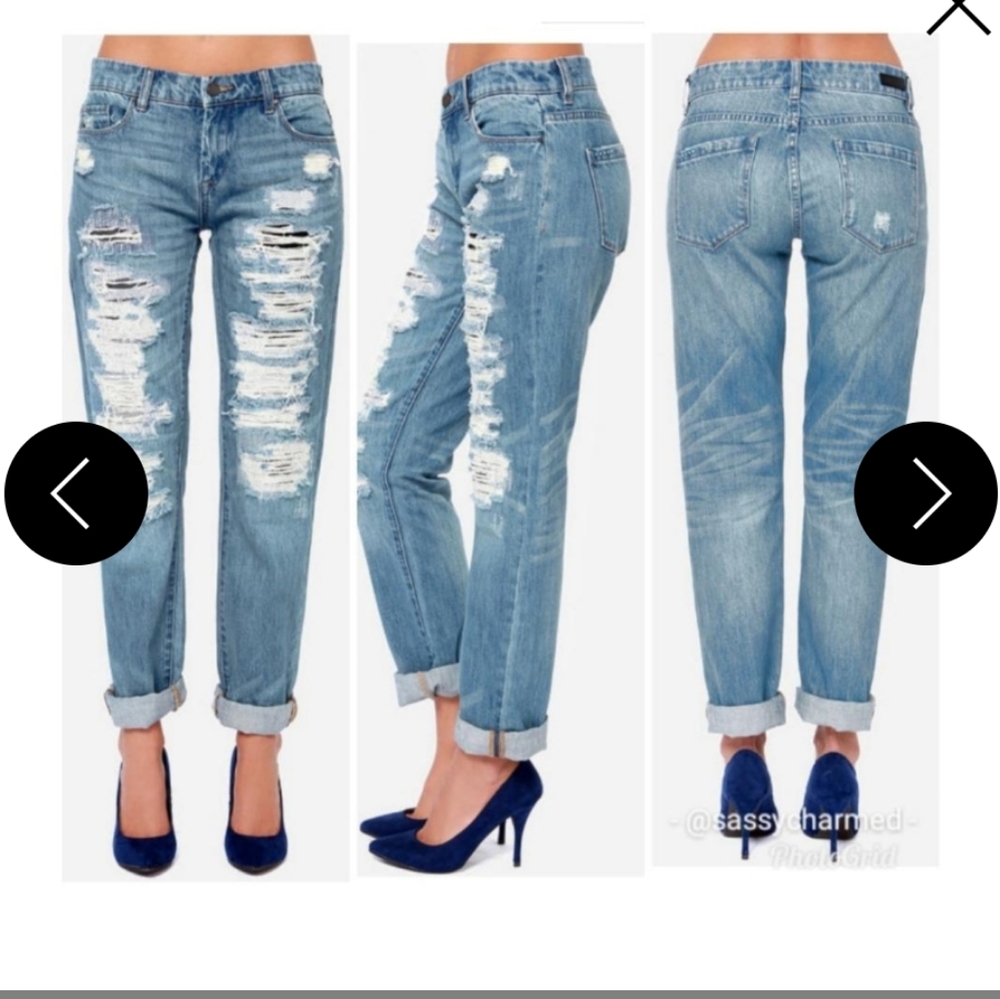 Blank NYC distressed jeans